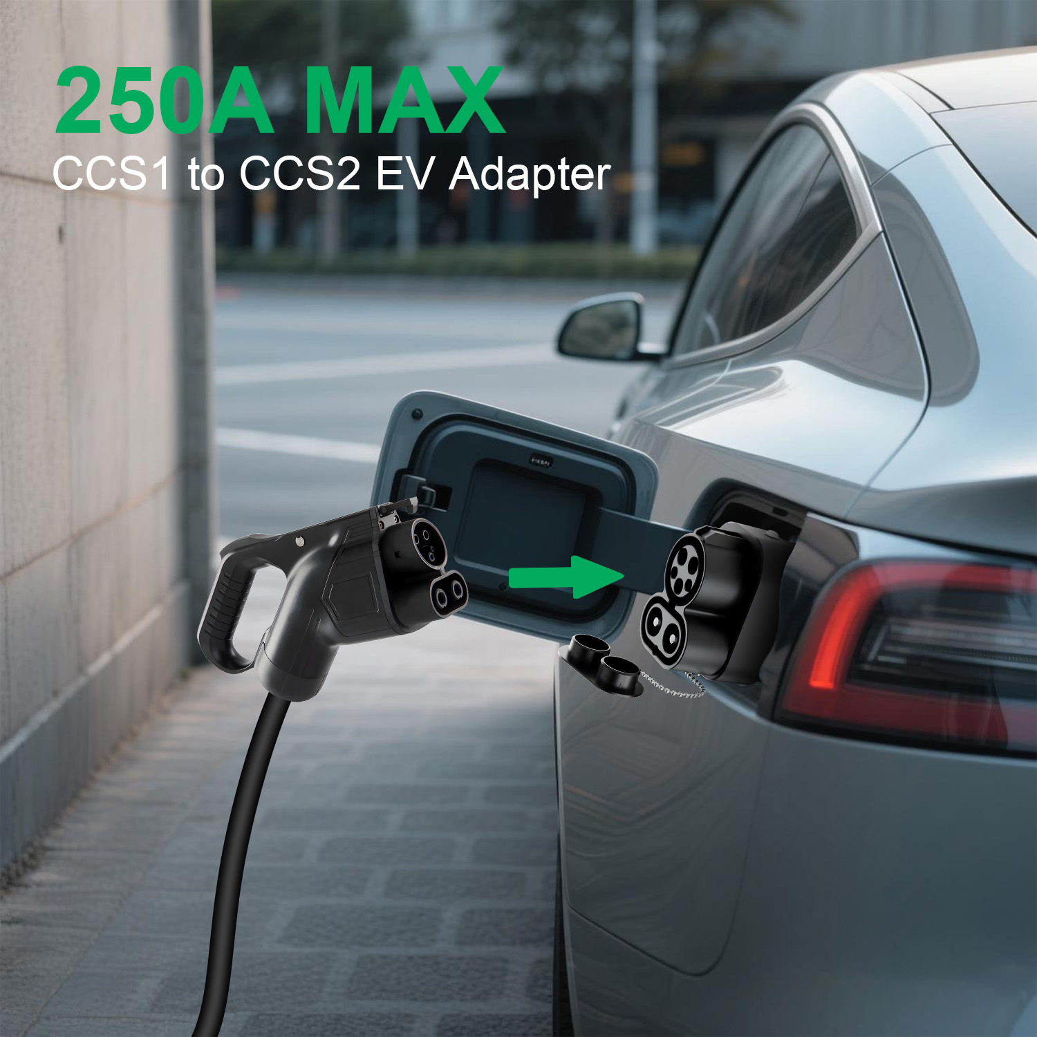 CCS1 to CCS2 Charger Adapter 2 - Ccs2 To Ccs1 Fast Charge Adapter 250Kw 评论和价格
